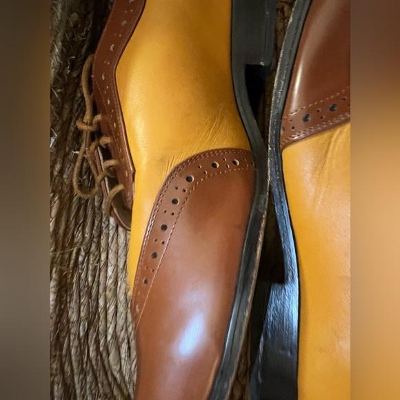 Custom two toned brown tan shoes (MB2) main image 12